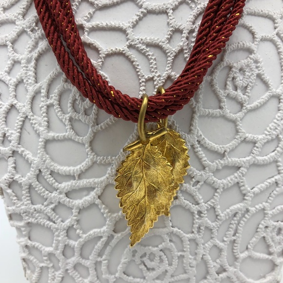 Falcon Feather Rope Necklace made in NYC - Picture 2 of 7